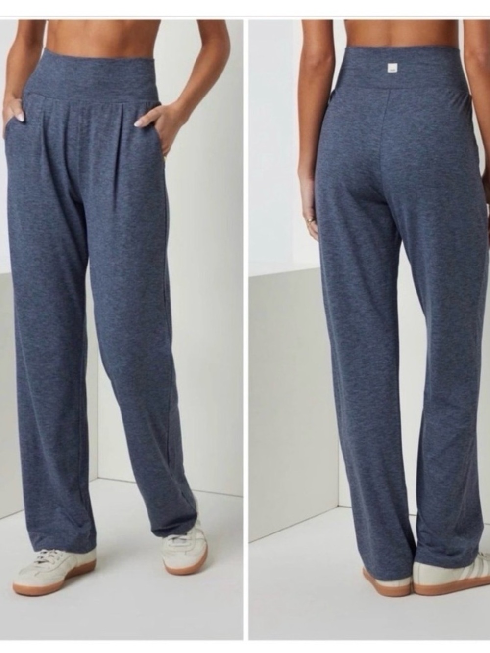 Vuori ‘lux at ease straight pant’ azure heather
